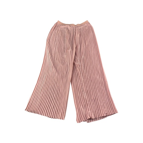 Matilda Jane Pants - Matilda Jane Pink Pleated Wide Leg Cropped Pants Girls Size 10